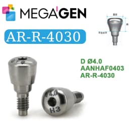 MegaGen AnyOne Implant Parts Healing Abutment Impression Coping Analog Bridge Abutment Screw Medical Grade 5 Titanium Alloy