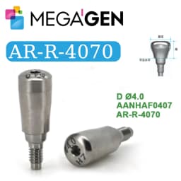 MegaGen AnyOne Implant Parts Healing Abutment Impression Coping Analog Bridge Abutment Screw Medical Grade 5 Titanium Alloy