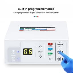 SANDENT Portable Dental Brushless Micro Motor Touch Screen Portable Electric Motor Fit 1:1/1:5/16:1 Contra Angle Handpiece