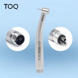 Dental High Speed Handpiece with 5 LED Light 5 Water Spray Shadowless Air Turbine Push Button High Speed Dental Drilling Tool