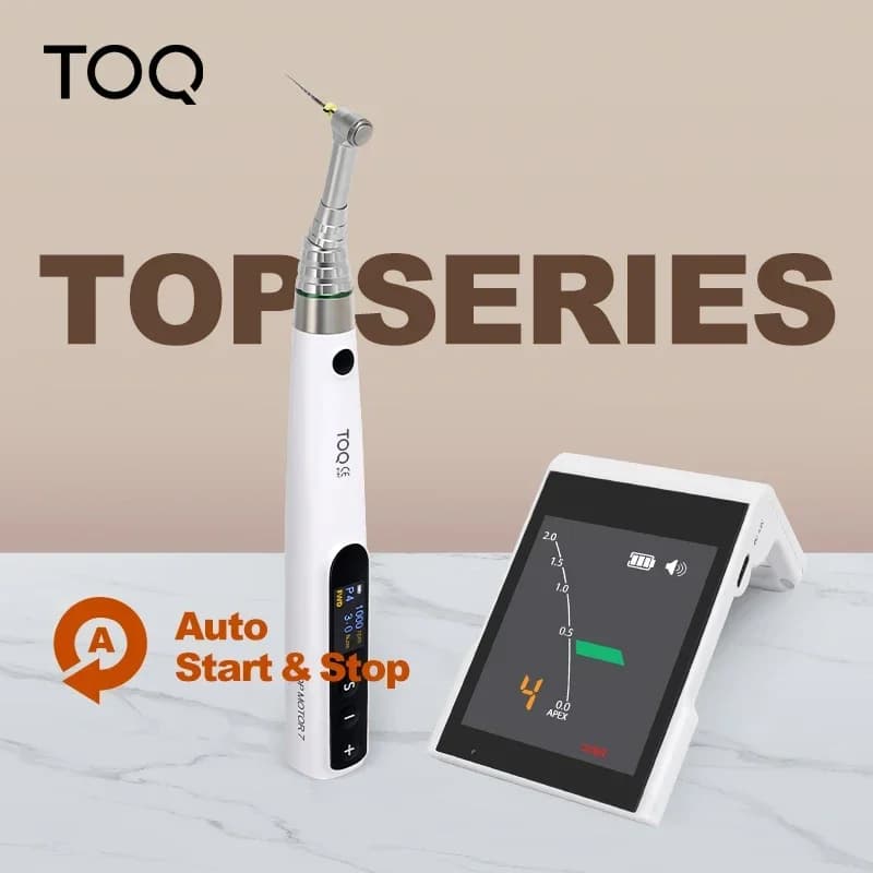 Dental Wireless Endo Motor & Apex Locator with 16: 1 Reduction Contra Angle and Auto Start & Stop New Technical Tool Endodontic