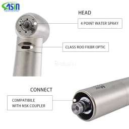 Dental Air turbine handpiece With Optic Fiber X600L/X700L high speed hand piece for dentist repair