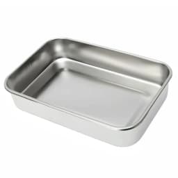 JUMTOP Dental Instruments Tray with Lid, Stainless Steel Surgical Nursing Equipments Tools Sterilizer Container Dentistry Storag