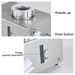 JUMTOP Dental Air Polisher Teeth Cleaning Sandblasting Scaler Machine