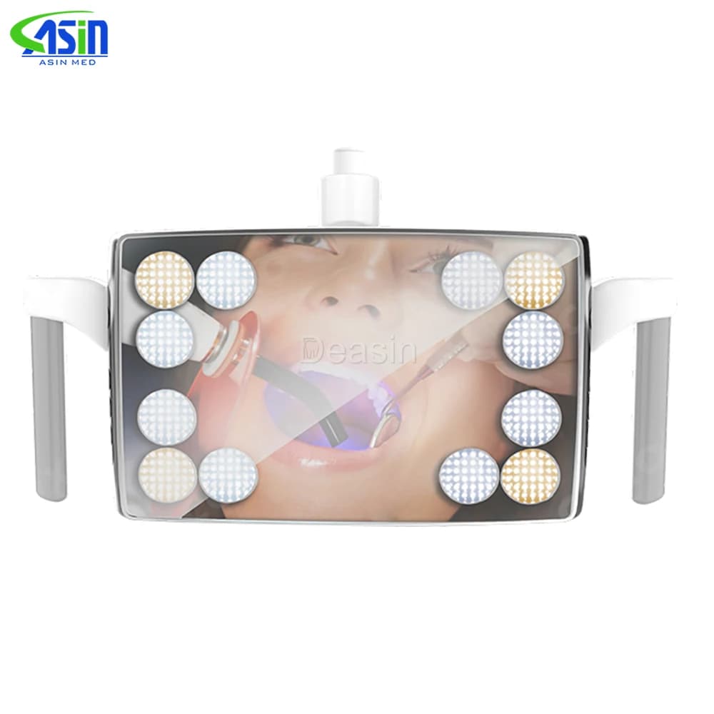 CX249-24 36W LED Shadowless dental lamp with 12 High Power LED Bulbs touch button and sensor dual control switch Adjustable 22MM