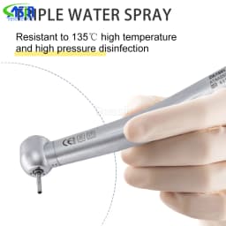 DEASIN Dental MAX High Speed Handpiece Self-Power E-generator Push Button Max Air Turbine Cartridge Rotor 2/4hole Dentistry