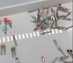 200Pcs/Pack Dental Polishing Brush Polisher Brushes Kits /Polish Cups Dentistry Teeth Latch Type Mixed Color