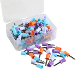 200Pcs/Pack Dental Polishing Brush Polisher Brushes Kits /Polish Cups Dentistry Teeth Latch Type Mixed Color