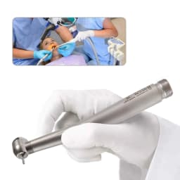 NSK Style Dental High Speed 2/4Hole  Single Spray Big Head Handpiece Push Button Tip / Cartridge Rotor