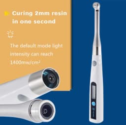 Dental Cordless Led Curing Light 1 Second Cure Lamp horizontal self-shading integrated dental material