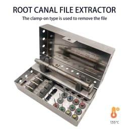 Dental Root Canal File Extractor Kit Endodontic Endo Broken File Removal Rescue Instrument Set  Reusable Holder Tools
