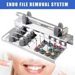 Dental Root Canal File Extractor Kit Endodontic Endo Broken File Removal Rescue Instrument Set  Reusable Holder Tools