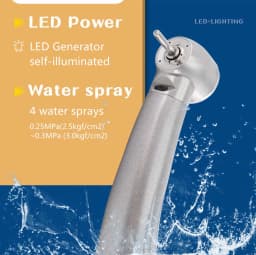 Dental Clinical Handpiece With LED Fiber Optic Technology Air Turbine Essential Tool For Dentists Treatment Patients Dentistry