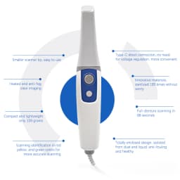 Dental Digital Intraoral Scanner, Al Smart Scanning, Online 3D Viewer