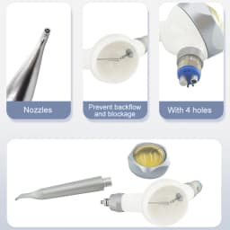 JUMTOP Dental Air Prophy Polishing Jet Oral Hygiene Teeth Cleaning Air Polisher 360 Degree Rotate Sandblasting Gun