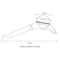 JUMTOP Dental Air Prophy Polishing Jet Oral Hygiene Teeth Cleaning Air Polisher 360 Degree Rotate Sandblasting Gun