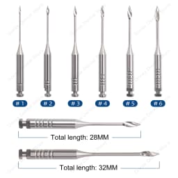 1 Box Dental Endodontic Files Reamers Dental Drill Dental Burs Gates Drills Glidden Endo Files Gate Dentist Tools Lab Materials