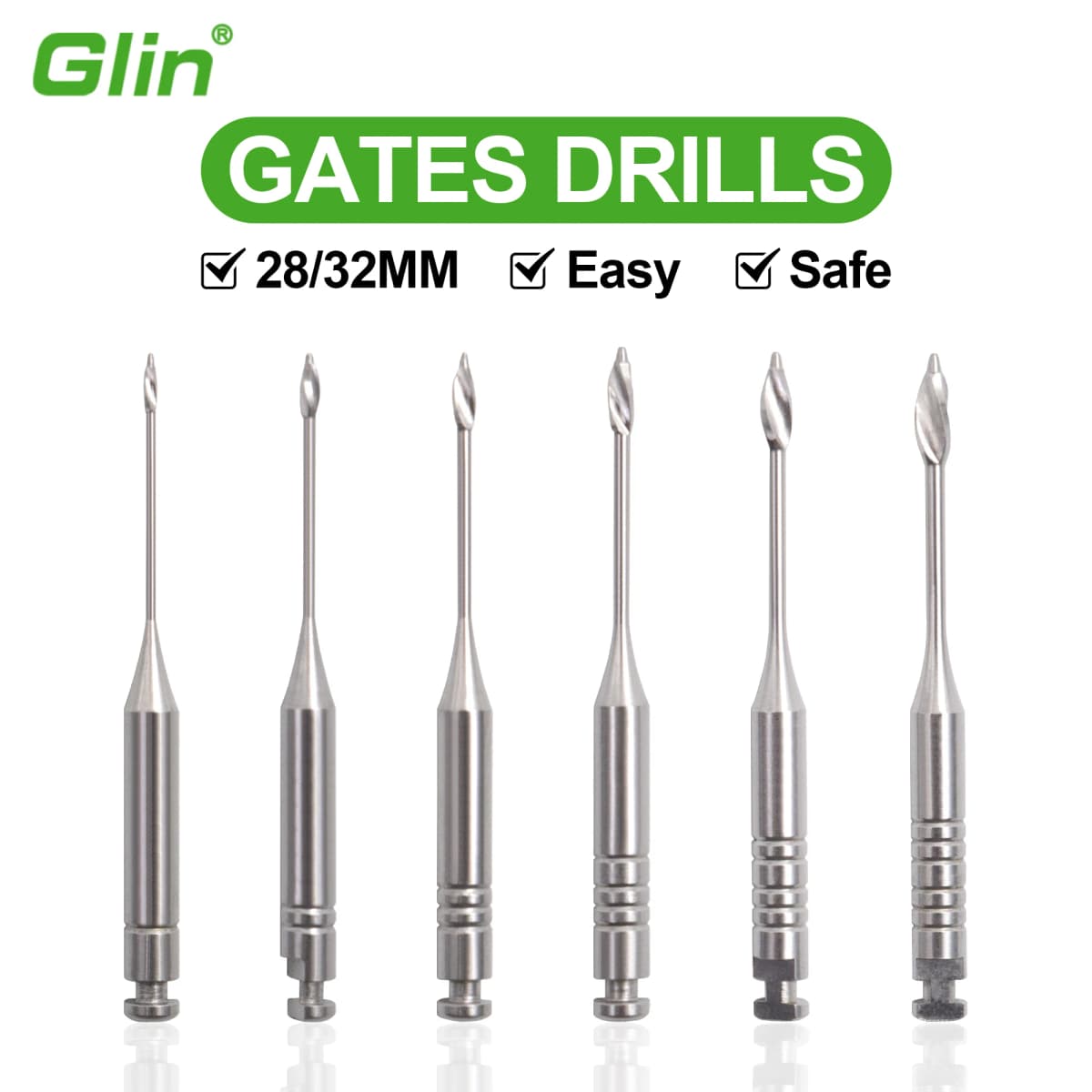 1 Box Dental Endodontic Files Reamers Dental Drill Dental Burs Gates Drills Glidden Endo Files Gate Dentist Tools Lab Materials