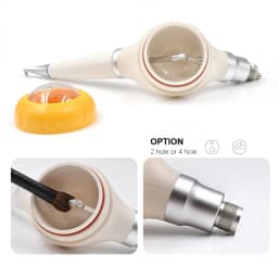 JUMTOP Dental Sandblasting Gun Air Polishing Machine Teeth Sandblasting Whitening Polisher Oral Hygiene Polishing Tool