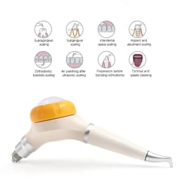 JUMTOP Dental Sandblasting Gun Air Polishing Machine Teeth Sandblasting Whitening Polisher Oral Hygiene Polishing Tool