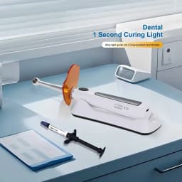 1-5 Pcs Dental Wireless Cordless LED Cure Curing Light Lamp 2400mw 5W Tool 360° 2400mw 1Second Curing