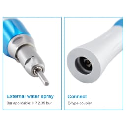 DEASIN Dental E-Generator Led High & Low Speed Handpiece kit Standard Head Straight Contra Angle Air Turbine Three Water Spary