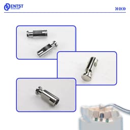 OSSTEM Dental Accessories Analog Plaster Fixture Open Tray Closed Rod Transfer Coping Abutments for DENTIUM