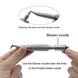 JUMTOP Dental Air Water Polisher Air Powder Spray Sandblaster Oral Hygiene Tooth Cleaning Whitening Polishing Tools