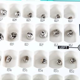 1-5 Sets Dental Primary Molar Crown teeth Preformed Stainless Steel 48Pcs Temporary Crowns Kit for Kids Pediatric Dentist Supply