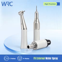 Dental Low Speed Handpiece 1:1 Direct Drive External Water Contra Angle Straight Handpiece Fit E-Type Air Motor Dentist Lab Tool