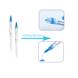 Dental Orthodontic Adhesive Light Cure Glue Kit Blue Glue Green Glue Paste Primer Etching Invisible Bonding For Brackets Braces