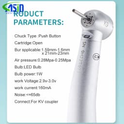 Dentist M900L Fiber Optic LED High Speed Air Turbine Handpiec Handpiece For Kavo Quick Coupling Super Powerful Tool