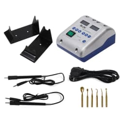 Dental Lab Electric handle wax carving heater kit include 6 Wax Tips+2 Pens Pot