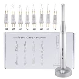 Dental Endo Gutta cutter Teeth Whitening Oral Hygiene Dental Equipment Tooth Gum Cutter Dental Gutta Percha Cutter with 8 Tips