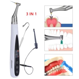 Dental Brushless 3 in 1 Endo Motor Built-in Apex Locator Cordless Polishing 16:1 Contra Angle Multifunction Dentist Tools