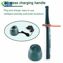 Wireless Dental Curing Lamp Dental Photopolymerizer 2500 Mw/cm2 Highlight Dental Resin Dental Materials