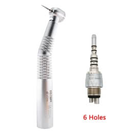 Dental Fiber Optic Handpiece LED Standard Head Turbine Fit KV Quick Coupling