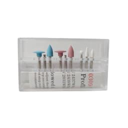 JUMTOP Dental Composite Polishing Kit Resin Gring Head for Low Speed Handpiece Rubber Teeth Polishing Bur