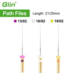 6pcs Teeth Whitening Dental Instrument Endo Rotary Endodontic Files Dental Endo Motor Files Instrument Path Glide Files Dentistr