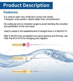 6pcs Teeth Whitening Dental Instrument Endo Rotary Endodontic Files Dental Endo Motor Files Instrument Path Glide Files Dentistr