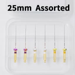 6pcs Teeth Whitening Dental Instrument Endo Rotary Endodontic Files Dental Endo Motor Files Instrument Path Glide Files Dentistr
