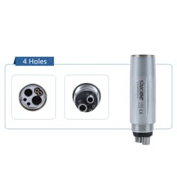 Sandent Dental LED E-generator High Speed Handpiece Kit Standard/Large/45 Degree Head 6 to 4 Converter