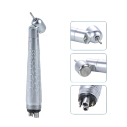 Sandent Dental LED E-generator High Speed Handpiece Kit Standard/Large/45 Degree Head 6 to 4 Converter