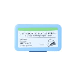 200Pcs 50Sets Dental Orthodontic Buccal Tube 1st 2nd Molar Bondable Monoblock Non-Convertible Roth MBT 0.022 0.018