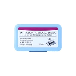 200Pcs 50Sets Dental Orthodontic Buccal Tube 1st 2nd Molar Bondable Monoblock Non-Convertible Roth MBT 0.022 0.018