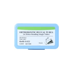 200Pcs 50Sets Dental Orthodontic Buccal Tube 1st 2nd Molar Bondable Monoblock Non-Convertible Roth MBT 0.022 0.018