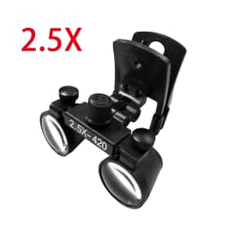 DEASIN Binocular Dental Loupes 2.5X 3.5X Optical Lens With Clip Adjustable Magnifying Glass for Medical Oral ENT Surgery Lupa