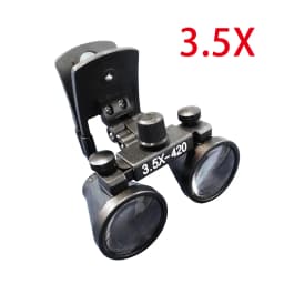 DEASIN Binocular Dental Loupes 2.5X 3.5X Optical Lens With Clip Adjustable Magnifying Glass for Medical Oral ENT Surgery Lupa