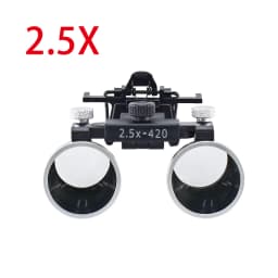 DEASIN Binocular Dental Loupes 2.5X 3.5X Optical Lens With Clip Adjustable Magnifying Glass for Medical Oral ENT Surgery Lupa