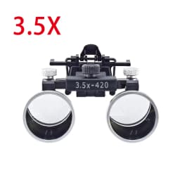 DEASIN Binocular Dental Loupes 2.5X 3.5X Optical Lens With Clip Adjustable Magnifying Glass for Medical Oral ENT Surgery Lupa